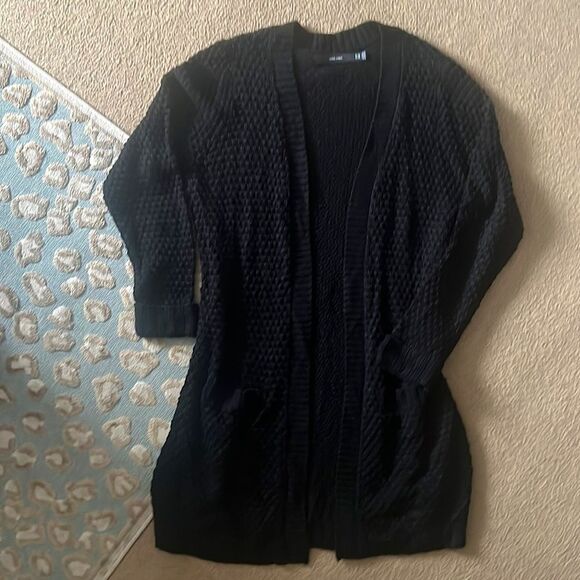 Long black cardigan - Picture 6 of 9